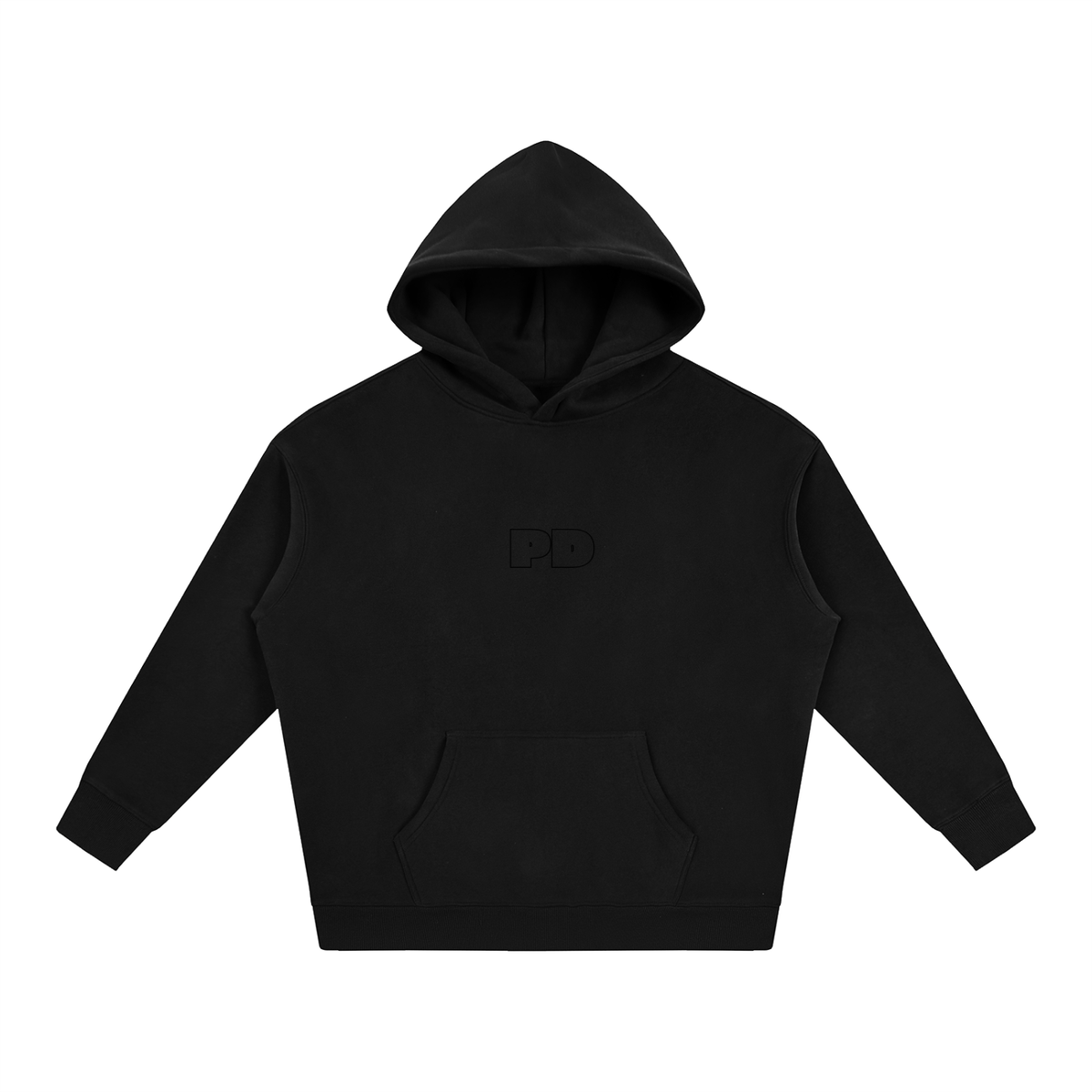 Protocol Daily Oversized Hoodie (Black Logo)